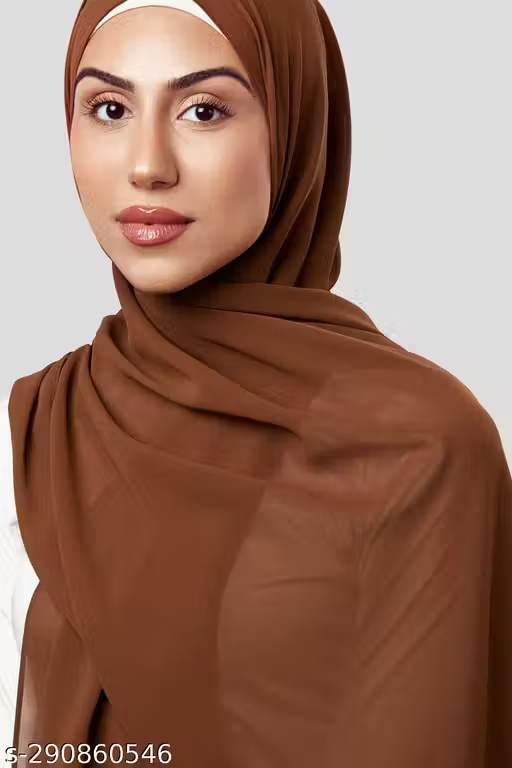 Georgette Chiffon Hijab - Image 2